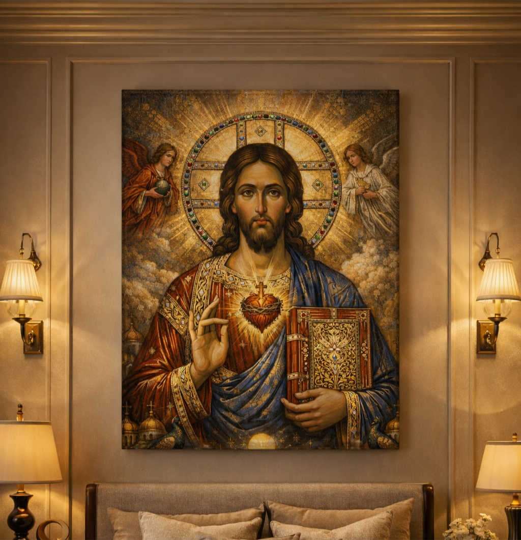 4. Saint of Saints Matte Canvas Print — Religious Christian Wall Art